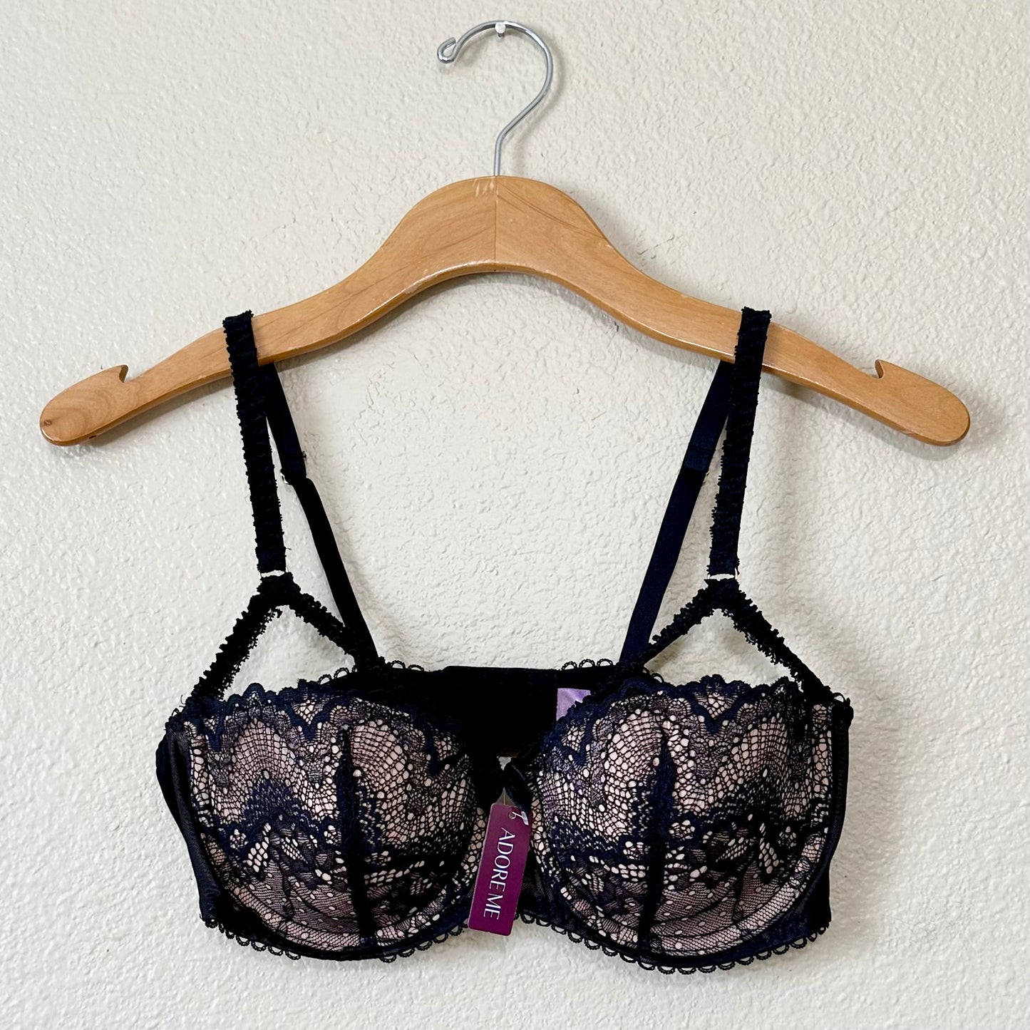 Adore Me Kimmy Push-Up Balconette Bra | 36C