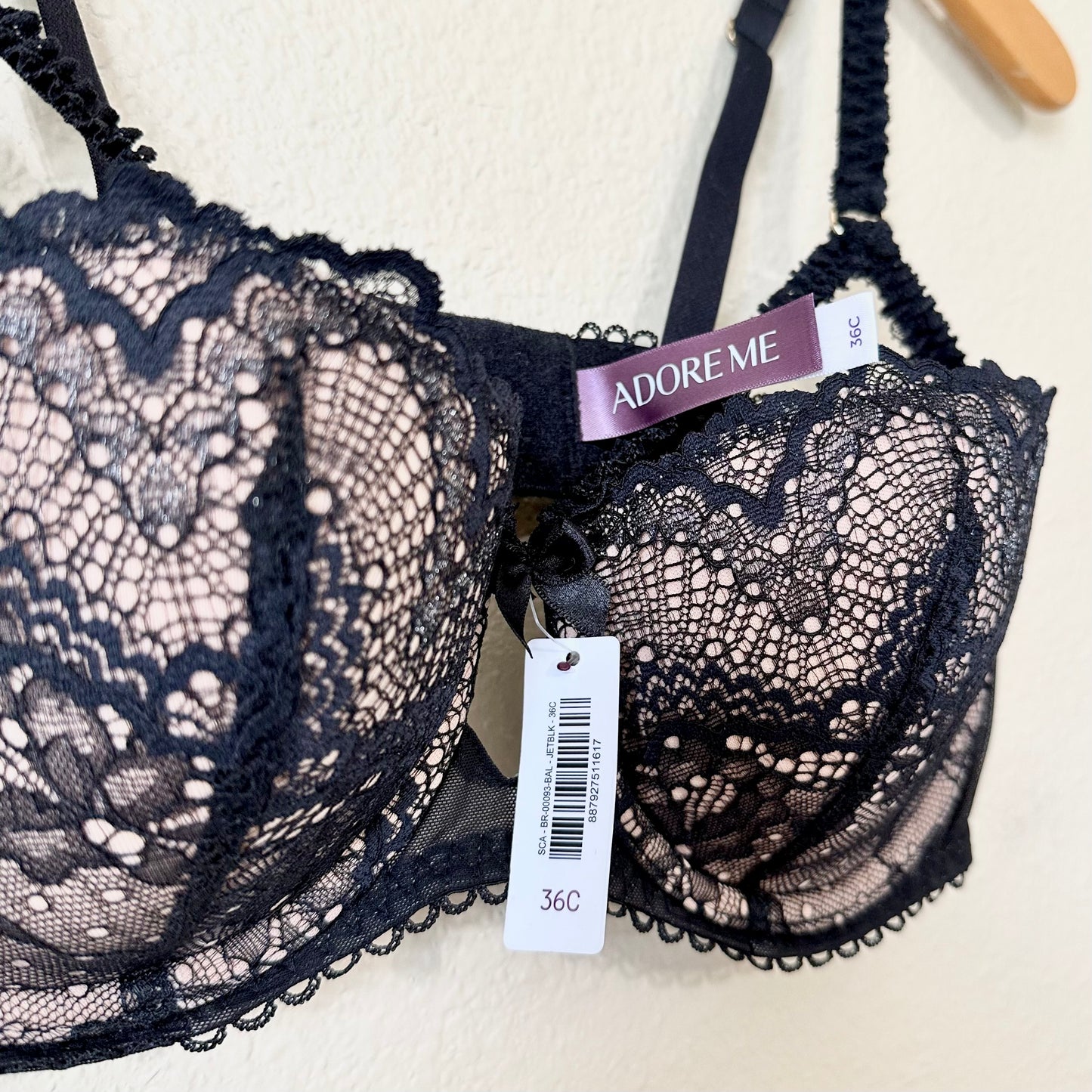 Adore Me Kimmy Push-Up Balconette Bra | 36C