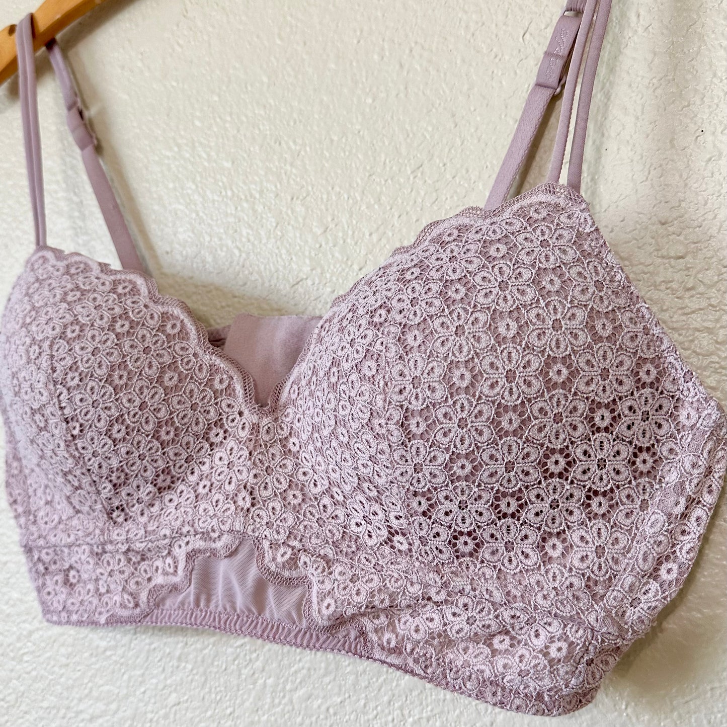 Aerie Lace Wireless Push Up Bra | 36B