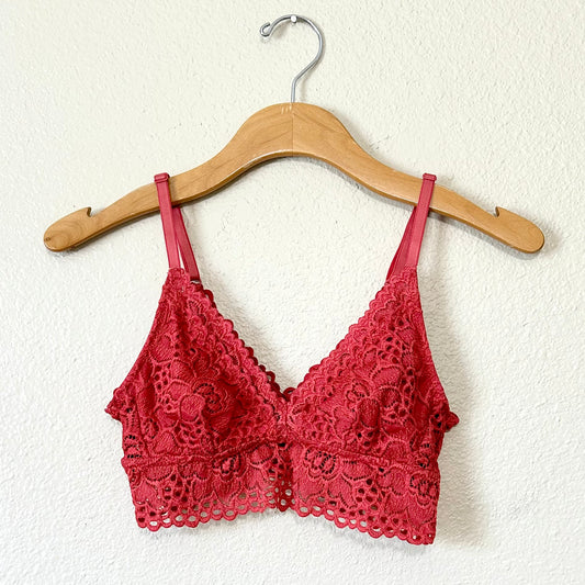 Aerie Floral Lace Bralette | S