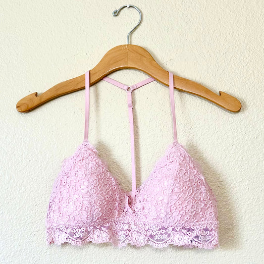 Aerie Eyelash Lace Padded Bralette | M