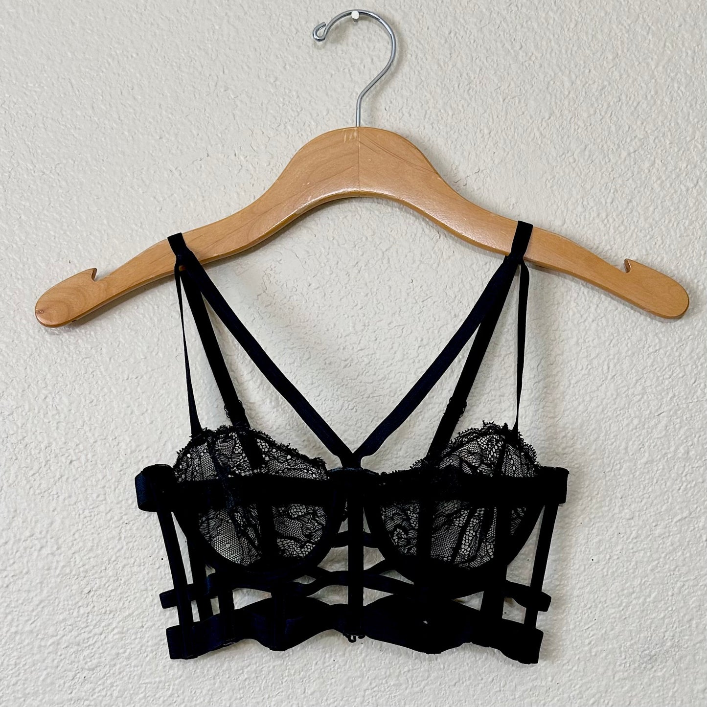 Body Rage by Spencer’s Strappy Lace Bralette | S/M