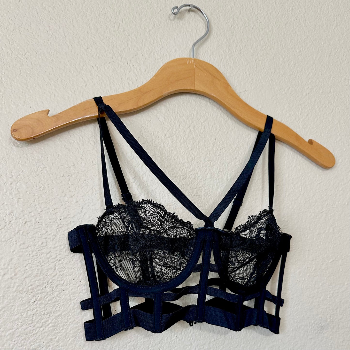 Body Rage by Spencer’s Strappy Lace Bralette | S/M