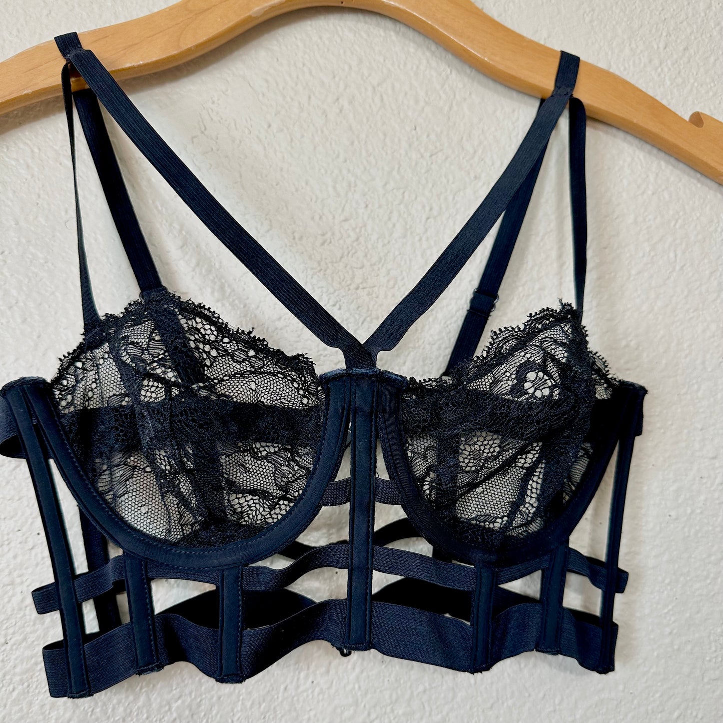 Body Rage by Spencer’s Strappy Lace Bralette | S/M