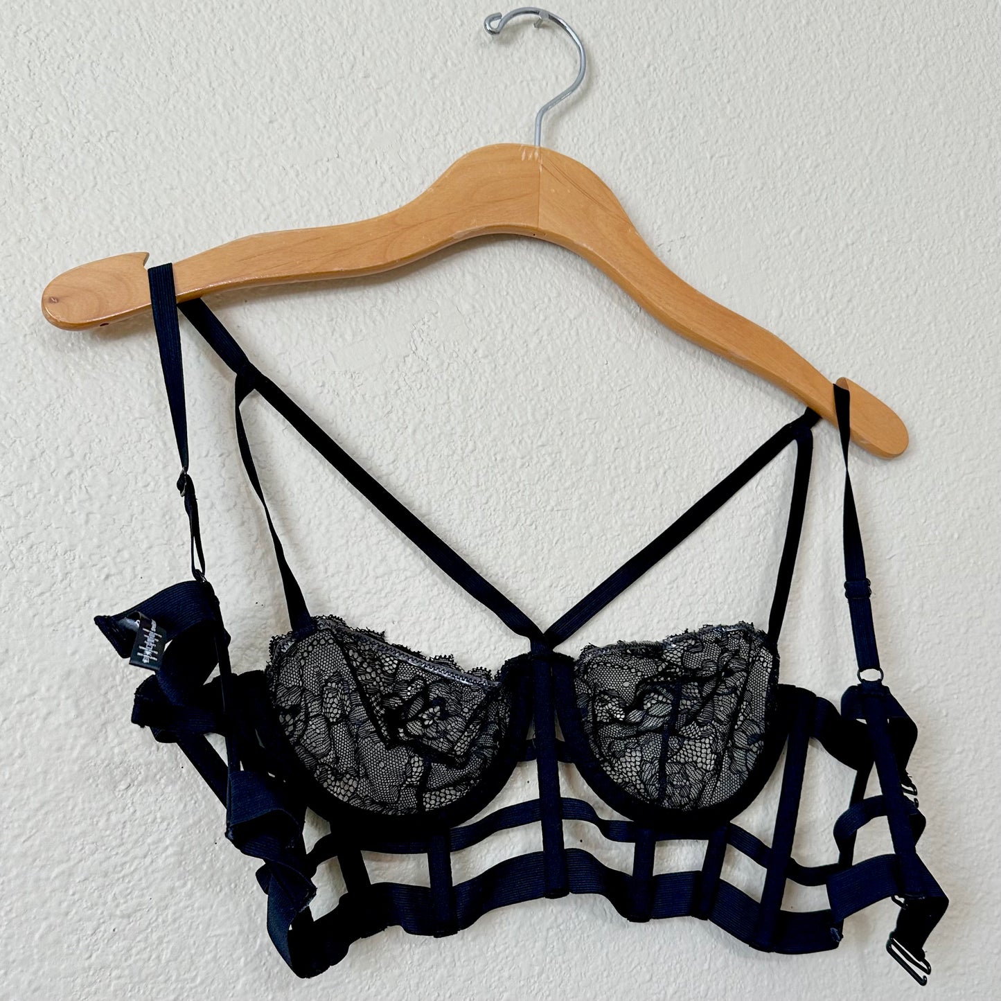 Body Rage by Spencer’s Strappy Lace Bralette | S/M