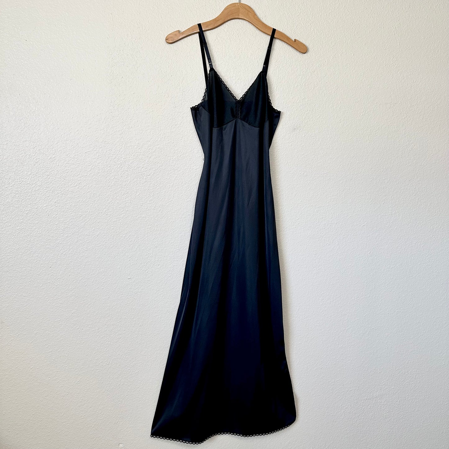 Vanity Fair 1970s Full-Length Slip Dress | S