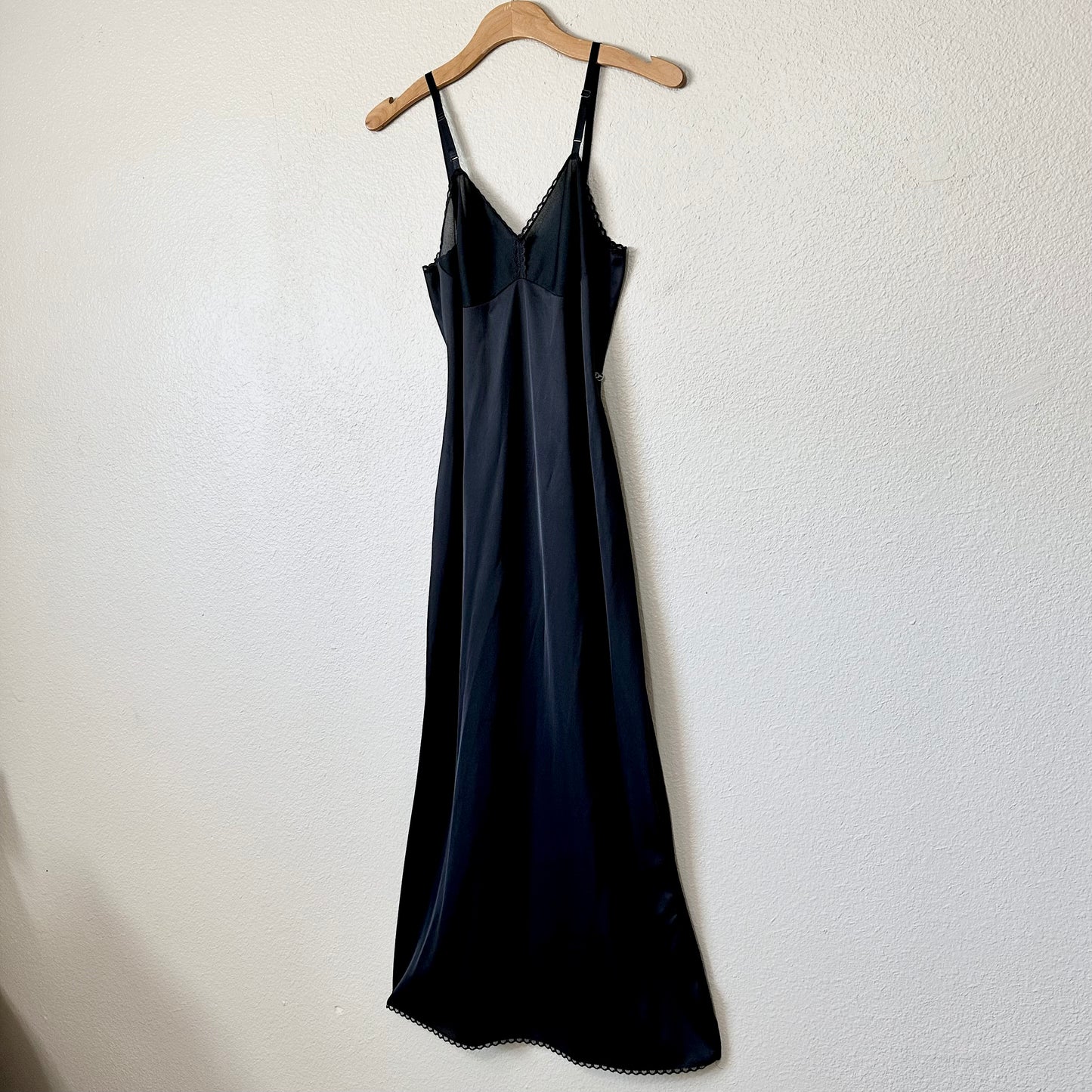 Vanity Fair 1970s Full-Length Slip Dress | S