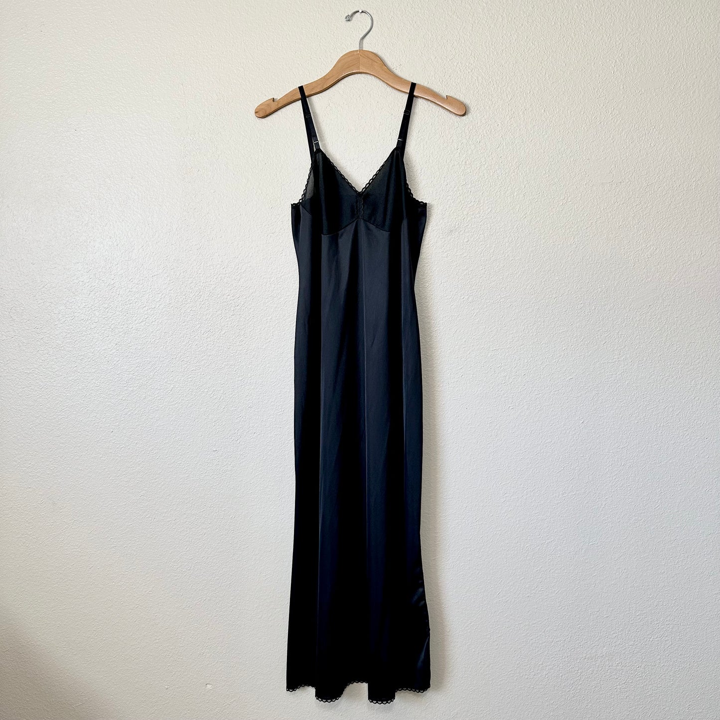 Vanity Fair 1970s Full-Length Slip Dress | S