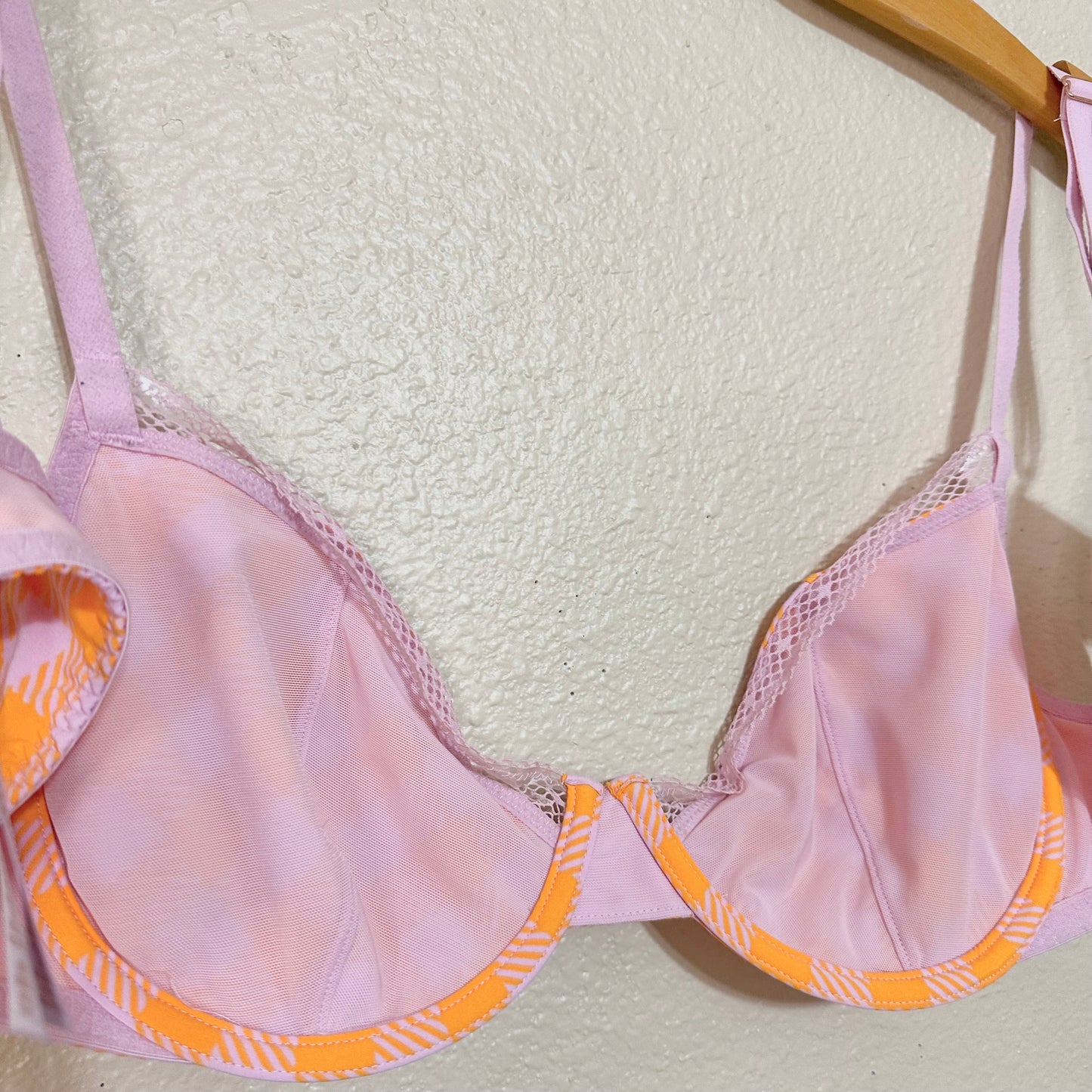 *New* Savage X Fenty Gingham Remix Unlined Plunge Bra | 38C