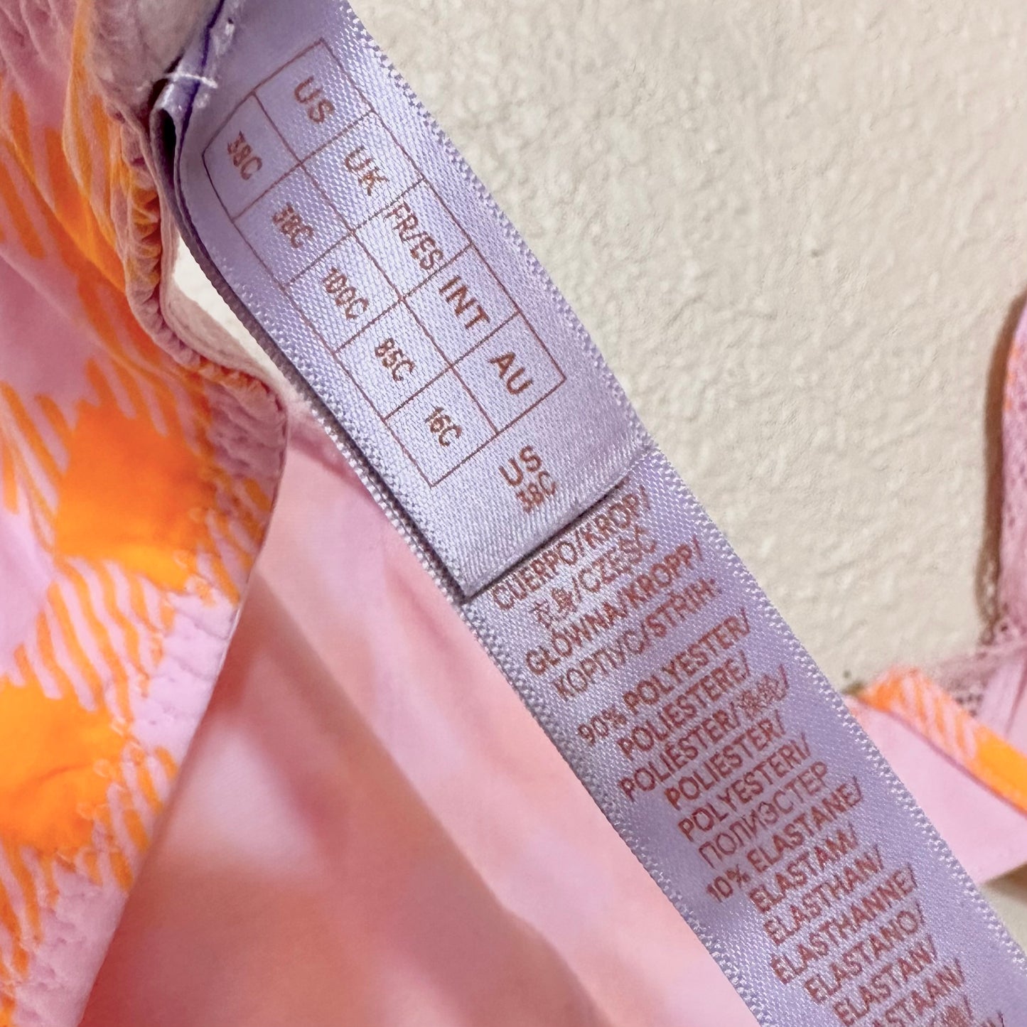 *New* Savage X Fenty Gingham Remix Unlined Plunge Bra | 38C