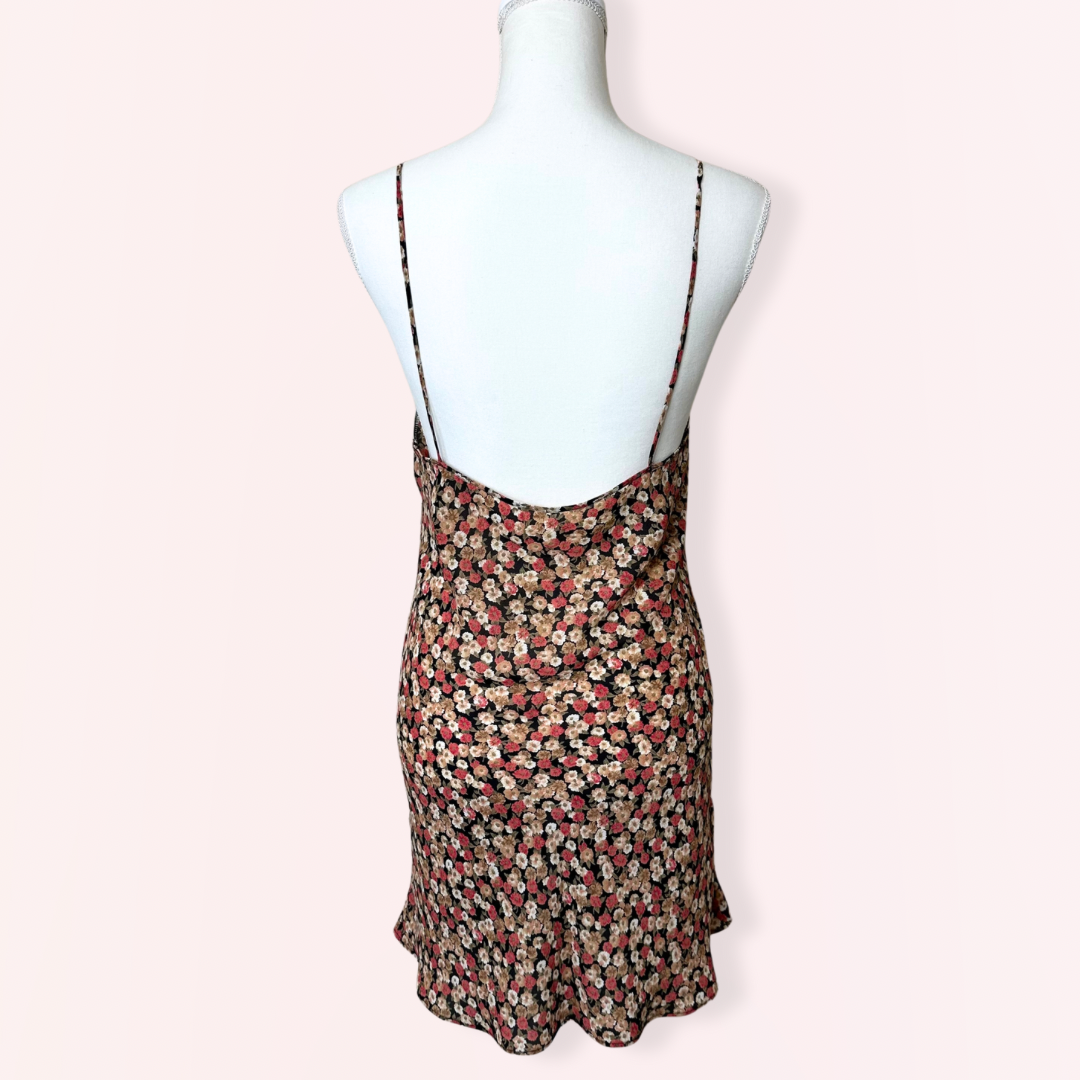 Knickerbox Vintage Autumn Floral Slip Dress | 10-12