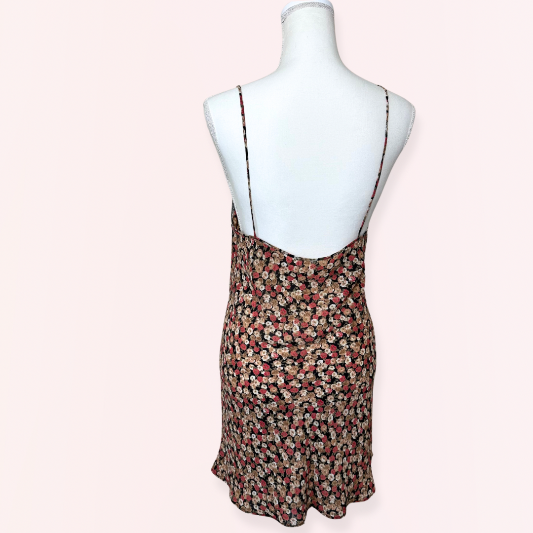 Knickerbox Vintage Autumn Floral Slip Dress | 10-12