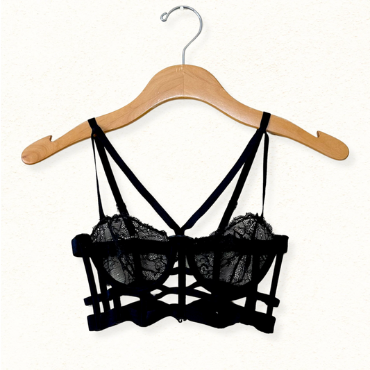 Body Rage by Spencer’s Strappy Lace Bralette | S/M