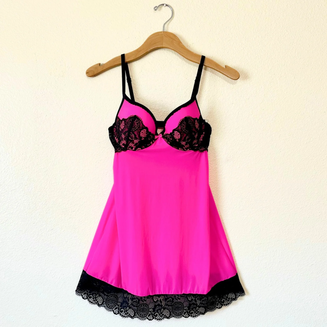 Victoria’s Secret Push-Up Mini Slip Dress | 36B